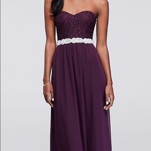Dark purple full dress